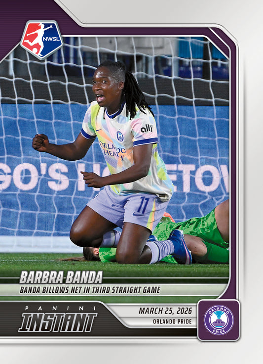 Barbra Banda Panini Instant PRE SALE