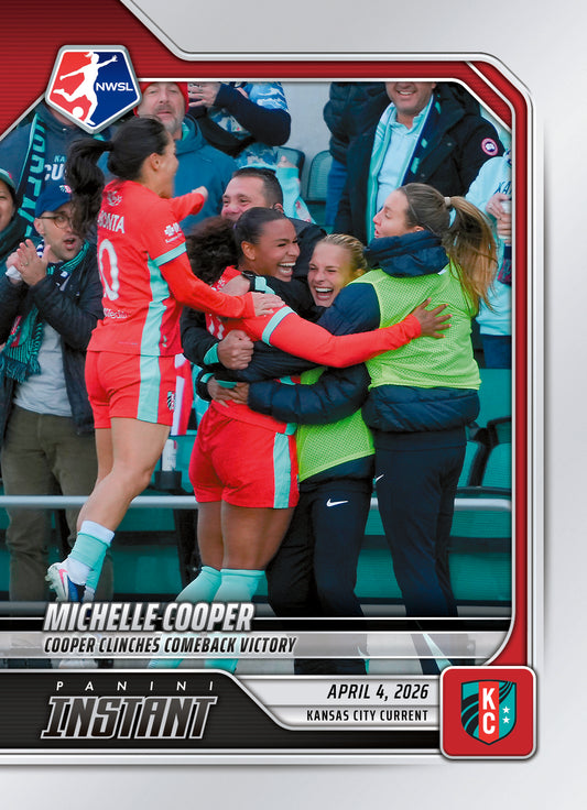 Michelle Cooper Panini Instant PRE SALE